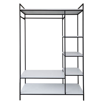 open closet front view